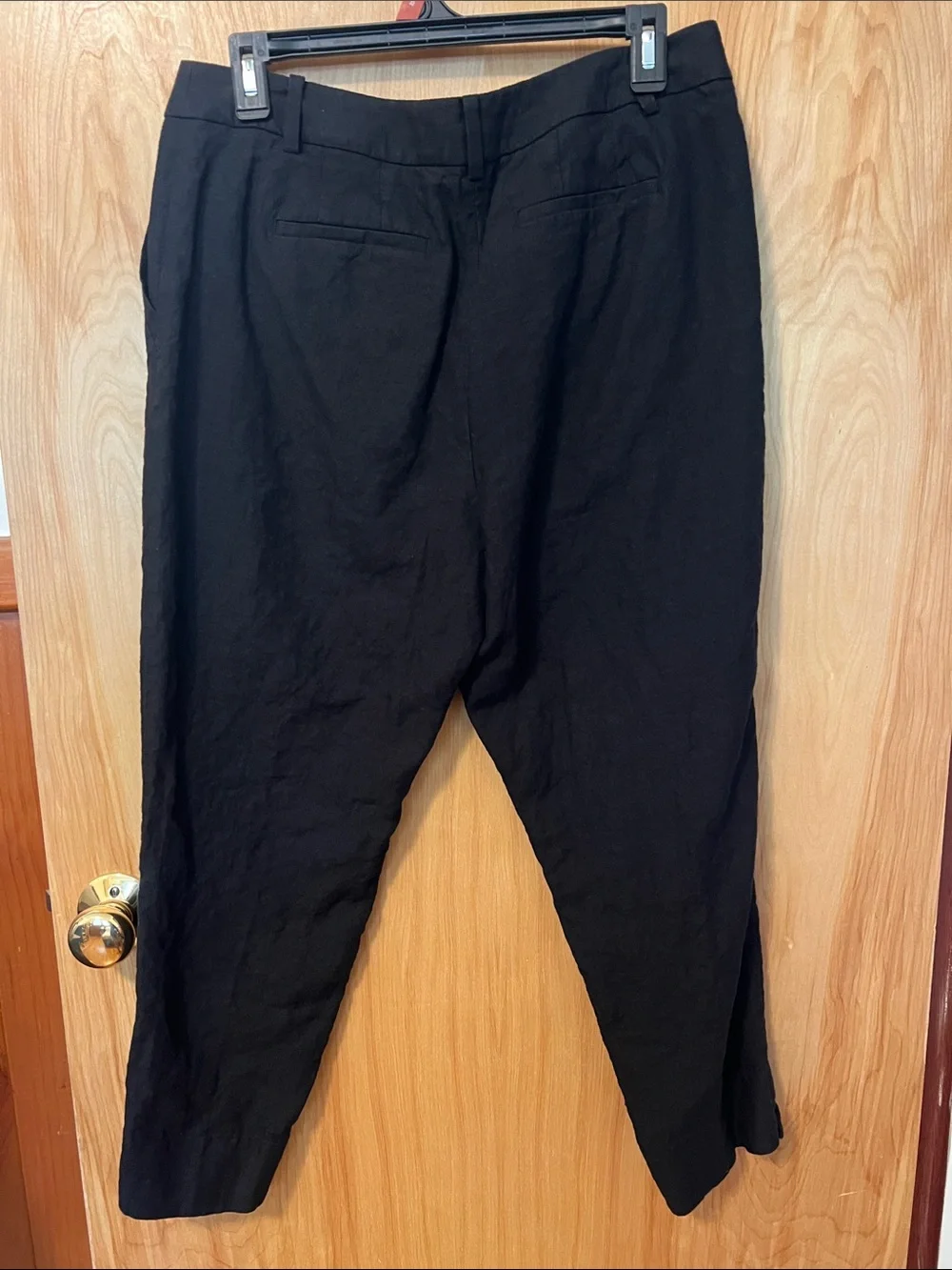 Talbots black women’s linen pants